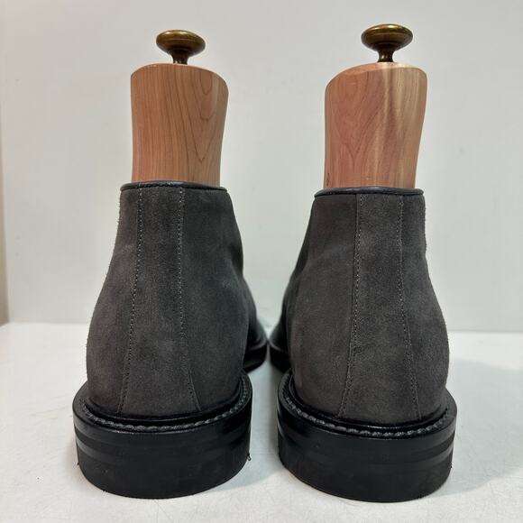 NWOT Aquatalia Rafael Weatherproof Gray Suede Chukka Boot Made in Italy US 12 D main image 9